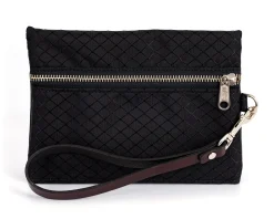 PERRIS LEATHER Bags & Totes|Perri’s® Champion Collection Wristlet with Leather Accents and Nameplate
