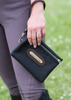 PERRIS LEATHER Bags & Totes|Perri’s® Champion Collection Wristlet with Leather Accents and Nameplate