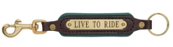 PERRIS LEATHER Gifts|Home Décor|Perri’s® Padded Leather Key Chain with Nameplate