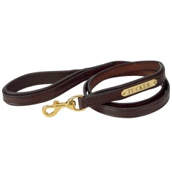 PERRIS LEATHER Collars & Leashes|Perri’s® Padded Leather Nameplate Dog Leash