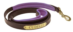 PERRIS LEATHER Collars & Leashes|Perri’s® Padded Leather Nameplate Dog Leash