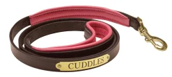 PERRIS LEATHER Collars & Leashes|Perri’s® Padded Leather Nameplate Dog Leash