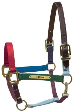 PERRIS LEATHER Halters|Perri’s® Premium Nylon Safety Halter with Nameplate