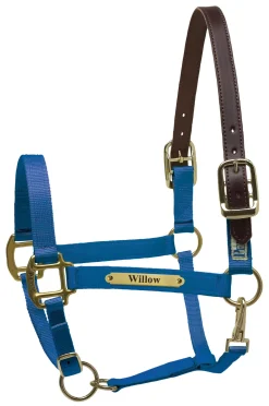 PERRIS LEATHER Halters|Perri’s® Premium Nylon Safety Halter with Nameplate