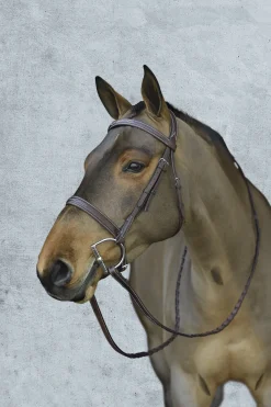 ERS English Bridles|Pessoa® Pro Fancy-Stitched Wide Nose Bridle