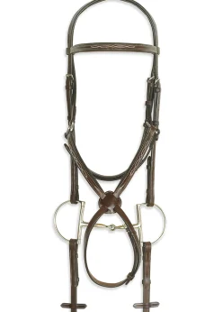 ERS English Bridles|Pessoa® Pro Fancy-Stitched Figure-8 Bridle