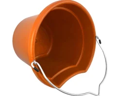 SHILOH STABLES TACK Feed & Water Buckets|8-Quart Flatback Bucket 8.5