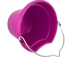 SHILOH STABLES TACK Feed & Water Buckets|8-Quart Flatback Bucket 8.5