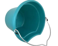 SHILOH STABLES TACK Feed & Water Buckets|8-Quart Flatback Bucket 8.5