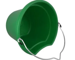 SHILOH STABLES TACK Feed & Water Buckets|8-Quart Flatback Bucket 8.5