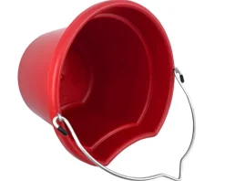 SHILOH STABLES TACK Feed & Water Buckets|20-Quart Flatback Bucket 11" Tall