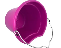 SHILOH STABLES TACK Feed & Water Buckets|20-Quart Flatback Bucket 11