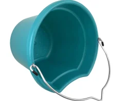 SHILOH STABLES TACK Feed & Water Buckets|20-Quart Flatback Bucket 11