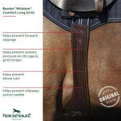 HORSEWARE Girths & Accessories|Rambo® Micklem® Long Comfort Girth