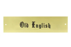 DOVER DROPSHIP Nameplates|Rectangular Halter Nameplate - 1 or 2 lines