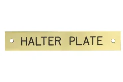 DOVER DROPSHIP Nameplates|Rectangular Halter Nameplate - 1 or 2 lines