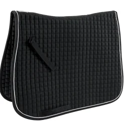 RR GLOBE Dressage Pads|Close Contact Saddle Pads|Rider’s International™ Quilted Dressage Square with Piping