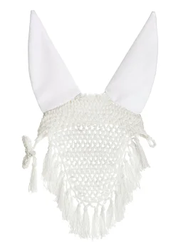 INTEX EQUESTRIAN Ear Bonnets|Ear Bonnets|Rider's International™ Crochet Bonnet with Tassels