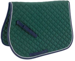 RR GLOBE Close Contact Saddle Pads|Rider’s International™ Quilted All-Purpose Piped Saddle Pad