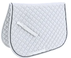 RR GLOBE Close Contact Saddle Pads|Rider’s International™ Quilted All-Purpose Piped Saddle Pad