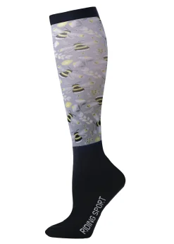 HAINING JOY TRADING Equestrian Socks|Riding Socks & Undergarments|Riding Sport™ Footprintz Printed Peddies