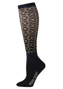 HAINING JOY TRADING Equestrian Socks|Riding Socks & Undergarments|Riding Sport™ Footprintz Printed Peddies
