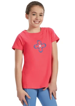 Kids KIRSCH Kids' Casual Riding Clothes|Riding Sport™ Girls’ Horseshoe Daisy Tee