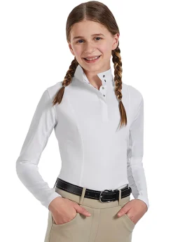 Kids KIRSCH Kids' Show Shirts|Show Shirts|Riding Sport™ Kids’ Essential Long Sleeve Show Shirt