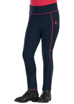 Kids KARAN LETEX Kids' Breeches & Jods|Riding Sport™ Kids’ Poppy Knee-Patch Tight
