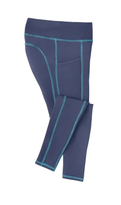 Kids KARAN LETEX Kids' Breeches & Jods|Riding Sport™ Kids’ Three-Season Knee-Patch Tech Tight