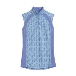 KIRSCH Sleeveless Tops|Riding Sport™ Ladies’ Airflow Quarter-Zip Print Sleeveless Shirt
