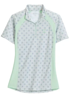 KIRSCH Short Sleeve Shirts|Riding Sport™ Ladies’ Airflow Quarter-Zip Print Short Sleeve Shirt