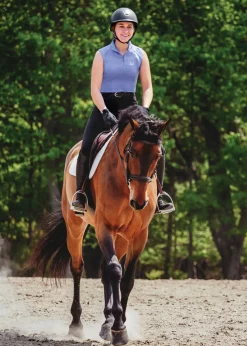 KIRSCH Sleeveless Tops|Riding Sport™ Ladies’ Airflow Quarter-Zip Solid Sleeveless Shirt