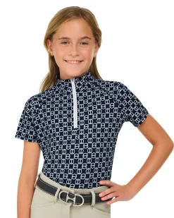 Kids RJ CLASSICS Kids' Casual Riding Clothes|R.J. Classics Girls’ Lucy Jr. Short Sleeve Training Shirt