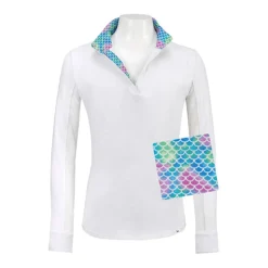 Kids RJ CLASSICS Kids' Show Shirts|Show Shirts|R.J. Classics Girls’ Maddie 37.5® Long Sleeve Show Shirt