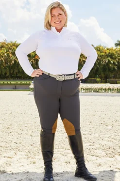 RJ CLASSICS Knee Patch Breeches|R.J. Classics Gracie Plus-Size Knee-Patch Breech