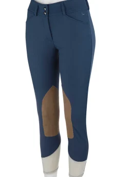 RJ CLASSICS Knee Patch Breeches|R.J. Classics Ladies’ Anna Mid-Rise Front-Zip Knee-Patch Breech