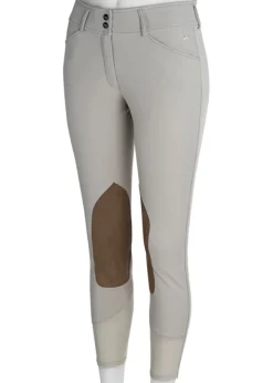 RJ CLASSICS Knee Patch Breeches|R.J. Classics Ladies’ Anna Mid-Rise Front-Zip Knee-Patch Breech