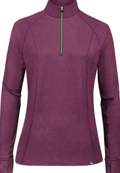 RJ CLASSICS Long Sleeve Tops|R.J. Classics Ladies’ Logan Long Sleeve Quarter-Zip Training Shirt