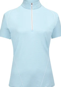 RJ CLASSICS Short Sleeve Shirts|R.J. Classics Ladies’ Winnie Short Sleeve Quarter-Zip Training Shirt