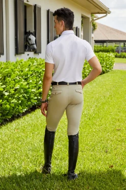 RJ CLASSICS Men's Breeches|R.J. Classics Men’s Mason Knee-Patch Breech