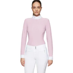 SAMSHIELD Show Shirts|® Aline Crystal Long-Sleeve Show Shirt