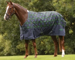 WEATHERBEETA Turnout Blankets|Saxon 1200D Medium-Weight Blanket with Gussets & Standard Neck II