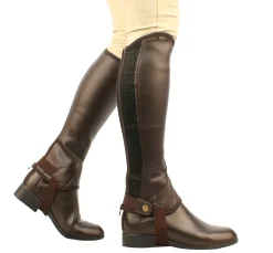 Kids WEATHERBEETA Half Chaps|Kids' Half Chaps|Saxon Equileather™ Children's Half Chaps