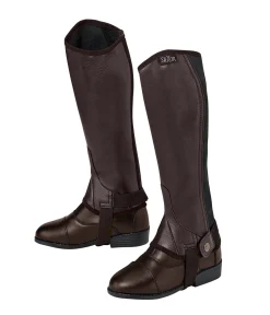 Kids WEATHERBEETA Half Chaps|Kids' Half Chaps|Saxon Equileather™ Children's Half Chaps