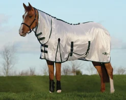 WEATHERBEETA Fly Control|Fly Sheets|Saxon Mesh Fly Sheet with Combo Neck & Belly Wrap