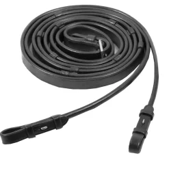 SCHOCKEMOEHLE N.A. Reins|Schockemöhle Rolled Leather Reins with Hand Stops