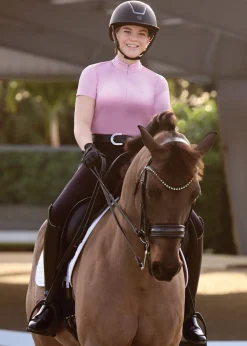 SCHOCKEMOEHLE N.A. Short Sleeve Shirts|Schockemöhle Ladies’ SpPoppy Short-Sleeve Shirt