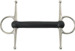 SHIRES EQUESTRIAN English Horse Bits|Shires Full Cheek Bit with Flexible Rubber Mullen Mouth