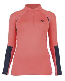 Kids SHIRES EQUESTRIAN Kids' Casual Riding Clothes|Shires Kids’ Aubrion Newbury Long Sleeve Base Layer